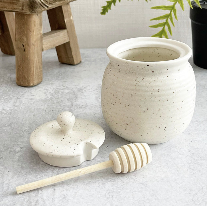 Speckled Honey Pot