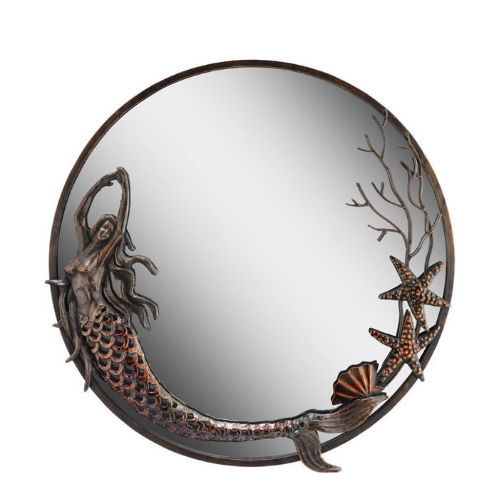 SPI Home Mermaid Round Wall Mirror Wall Art SPI