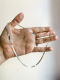 Stunna Molten Sterling Silver Snake Chain Necklace