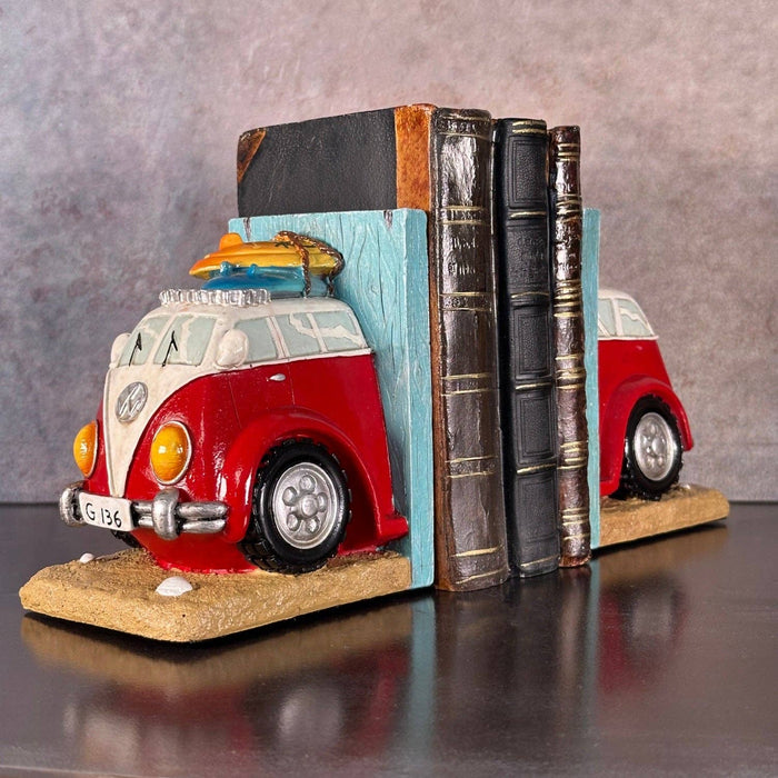 'Surfs Up' Campervan Bookends