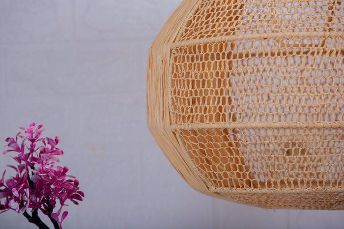 Suspension boule en raphia - Africancreates