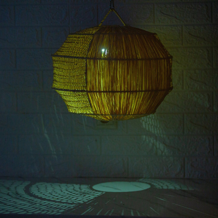Suspension boule en raphia - Africancreates
