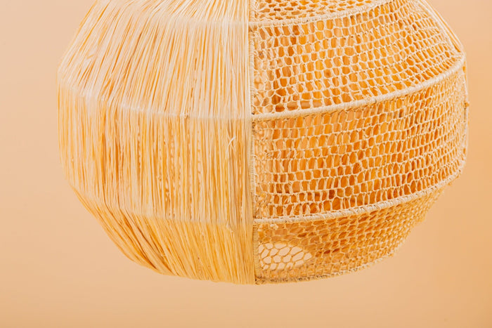 Suspension boule en raphia - Africancreates