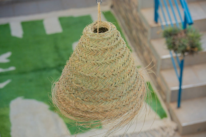 Suspension tube doum à franges - Africancreates