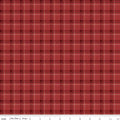 Woodsman Plaid Red Cotton Fabric