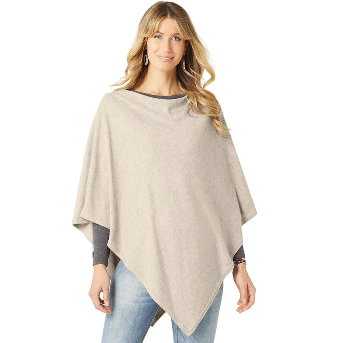 Taupe Brushed Poncho