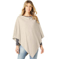 Taupe Brushed Poncho