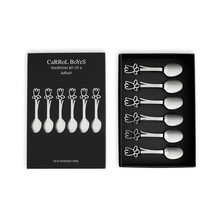 TEASPOON SET OF 6 - daffodil