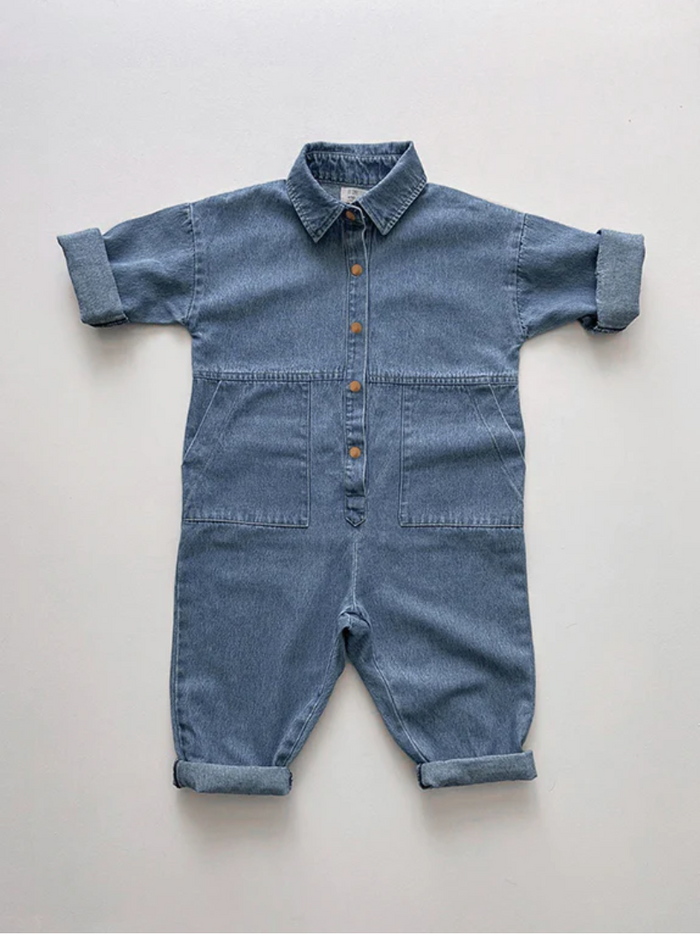 The Denim Boiler Suit （12-18M Only)
