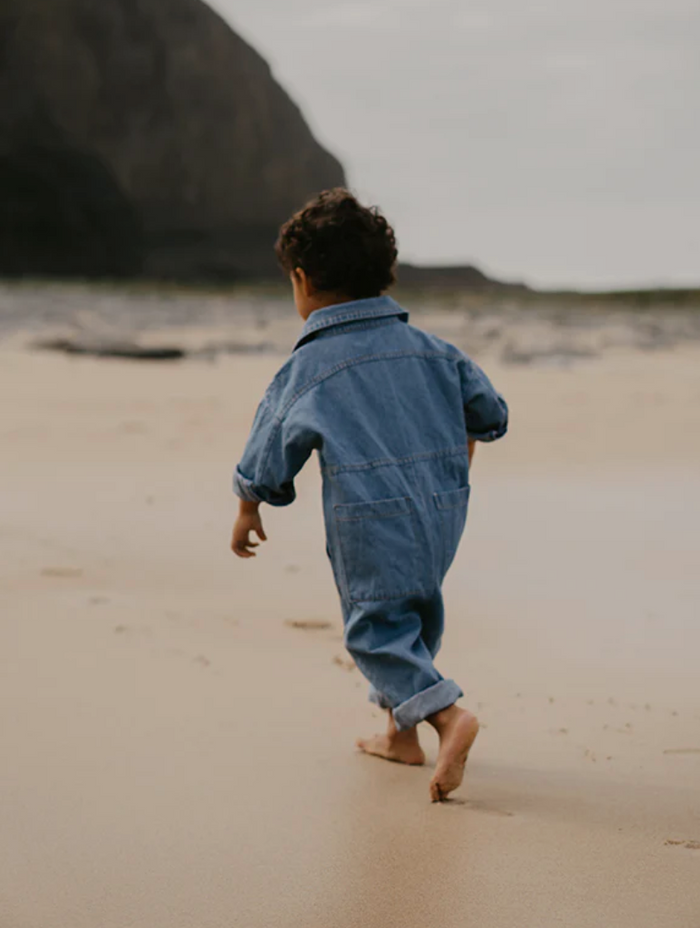 The Denim Boiler Suit （12-18M Only)