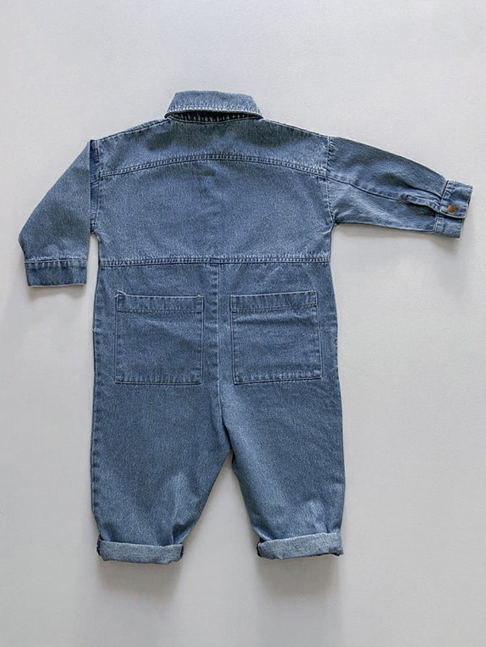 The Denim Boiler Suit （12-18M Only)