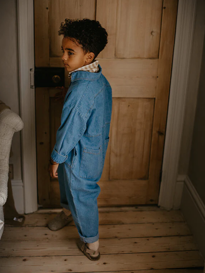 The Denim Boiler Suit （12-18M Only)