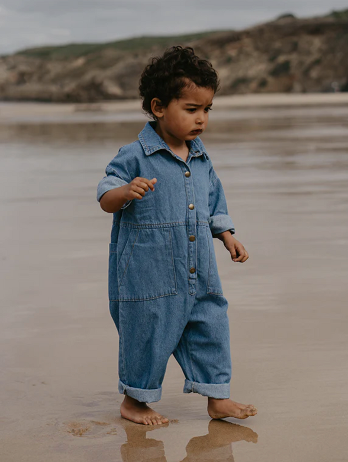 The Denim Boiler Suit （12-18M Only)