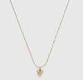 Tiny Triple Crystal Necklace