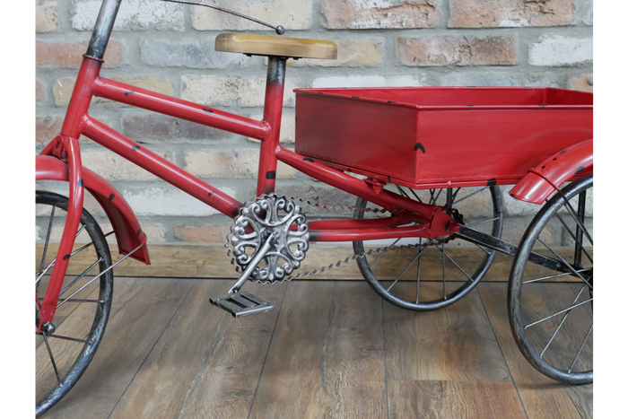 Tricycle-garden-ornament-planter-pedal