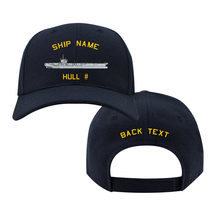 U.S. Navy Custom Ship Cap - Nimitz Class Carrier Hats and Caps