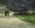 Van Gogh "Couple in the Park" (1888) Glossy Poster (4 Sizes Available)