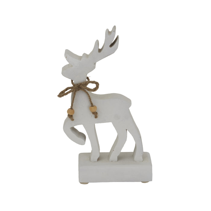 White Standing Reindeer