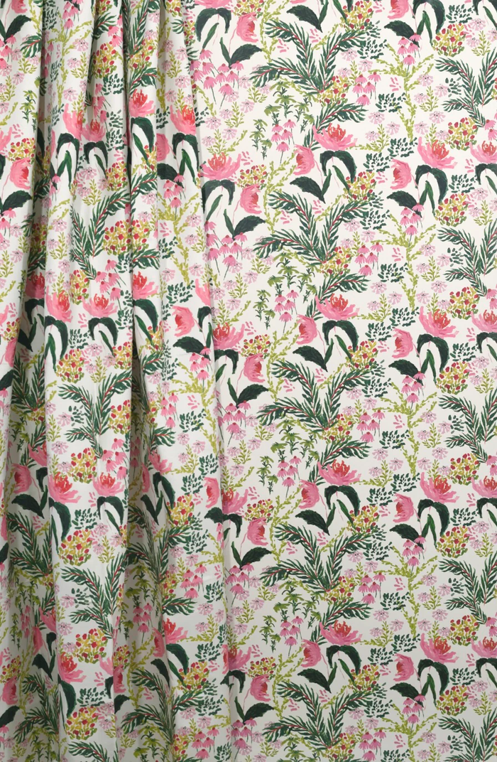 Wild French Garden in Chartreuse- Fabric