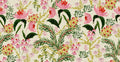 Wild French Garden in Chartreuse Wallpaper