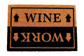 Wine & Work Door Mat