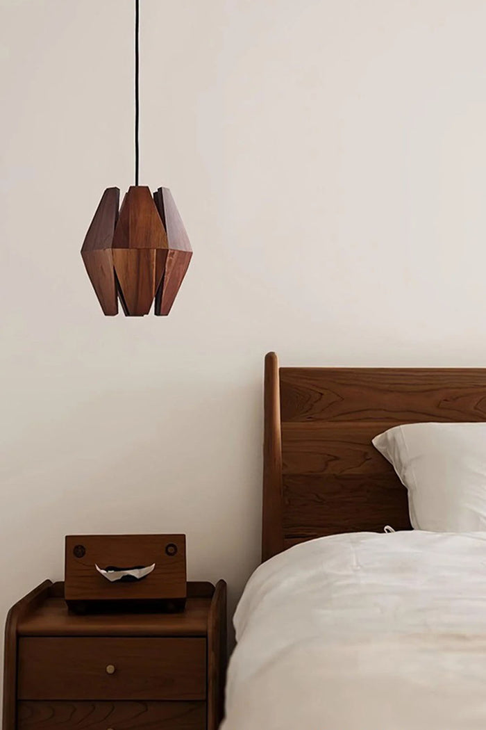 Wood Astris Pendant Lamp - view 4 | SamuLighting