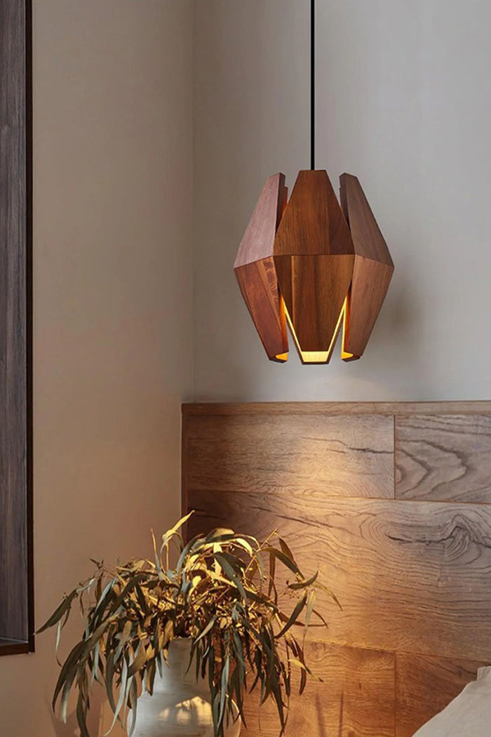 Wood Astris Pendant Lamp - view 6 | SamuLighting