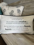 Zulu Prayer Pillow Cover